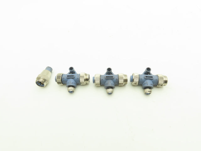 Turck RSM FKM RKM 57 DeviceNet T-Splitter w/Terminator Mixed Lot of 4