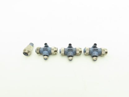 Turck RSM FKM RKM 57 DeviceNet T-Splitter w/Terminator Mixed Lot of 4