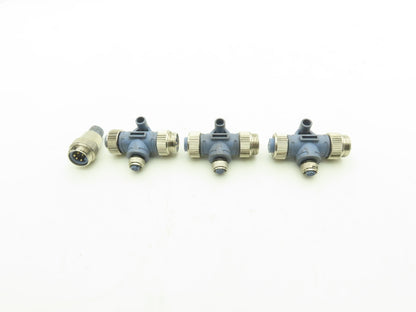 Turck RSM FKM RKM 57 DeviceNet T-Splitter w/Terminator Mixed Lot of 4