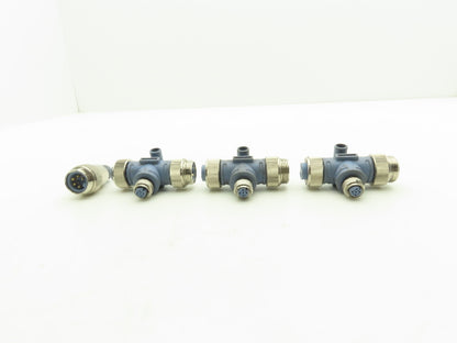 Turck RSM FKM RKM 57 DeviceNet T-Splitter w/Terminator Mixed Lot of 4