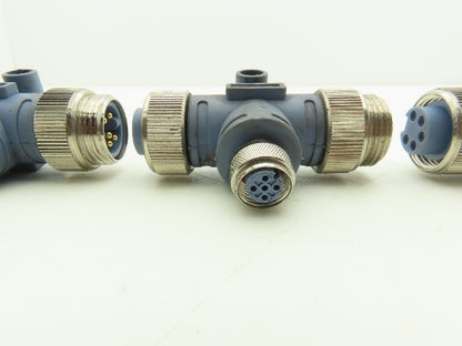 Turck RSM FKM RKM 57 DeviceNet T-Splitter w/Terminator Mixed Lot of 4