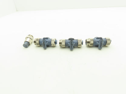 Turck RSM FKM RKM 57 DeviceNet T-Splitter w/Terminator Mixed Lot of 4