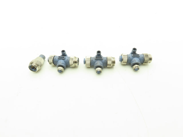 Turck RSM FKM RKM 57 DeviceNet T-Splitter w/Terminator Mixed Lot of 4