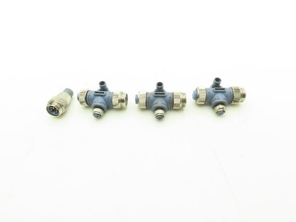 Turck RSM FKM RKM 57 DeviceNet T-Splitter w/Terminator Mixed Lot of 4
