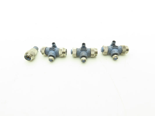 Turck RSM FKM RKM 57 DeviceNet T-Splitter w/Terminator Mixed Lot of 4