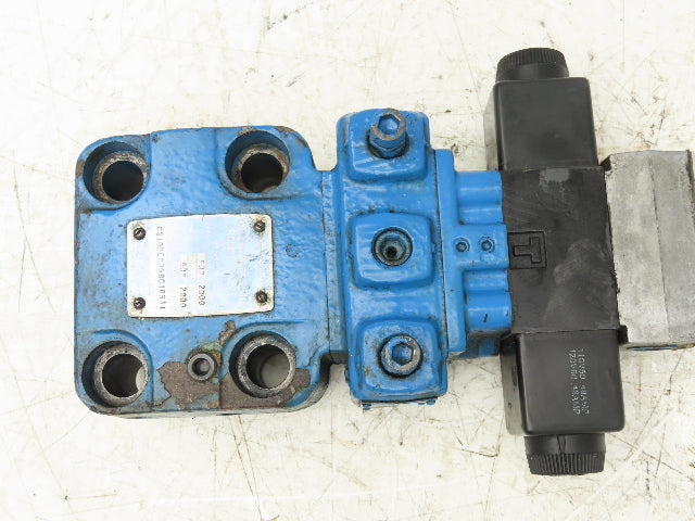 Vickers CG 10 CEC DG8C 10 S11 Hydraulic Relief Valve 500-2000psi 120V Solenoid
