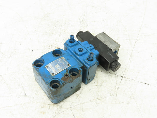 Vickers CG 10 CEC DG8C 10 S11 Hydraulic Relief Valve 500-2000psi 120V Solenoid