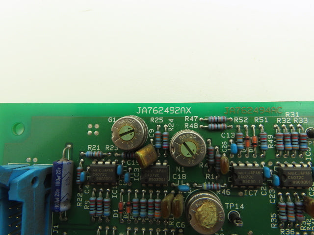 Sumitomo JA762492AX Circuit Board PLC Control Card JA762494AC