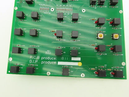 Sumitomo JA762898AD Mo Chi Control Circuit Board PLC MCh-0002 Missing Buttons