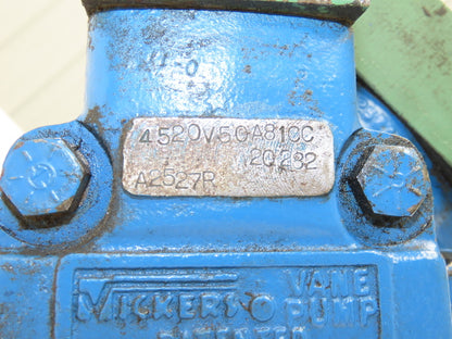 Vickers 4520V50A8 1 CC 20282 Hydraulic Double Vane Pump 50/8 GPM 2500 PSI