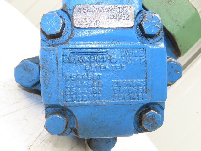 Vickers 4520V50A8 1 CC 20282 Hydraulic Double Vane Pump 50/8 GPM 2500 PSI