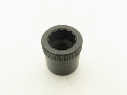 Holo Krome 07040 Allen Nut 1/2"-20 Thread 0.841 in Flange Dia  27/32 in L, Steel