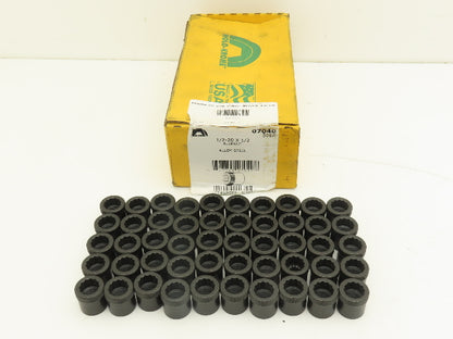 Holo Krome 07040 Allen Nut 1/2"-20 Thread 0.841 in Flange Dia  27/32 in L, Steel