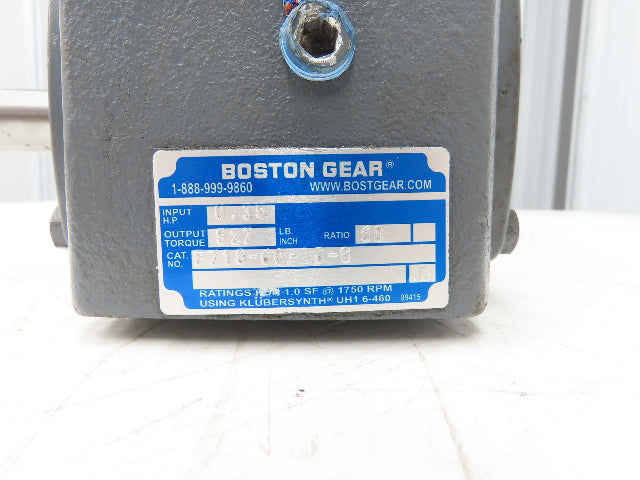 US Motors T34C2JCR Gearmotor .75Hp 115/230V 1PH 60:1 Reducer 29rpm F718-60-B5-6