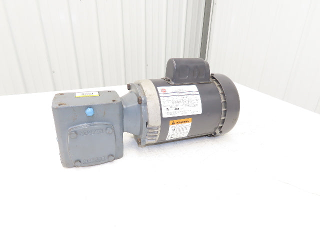 US Motors T34C2JCR Gearmotor .75Hp 115/230V 1PH 60:1 Reducer 29rpm F718-60-B5-6