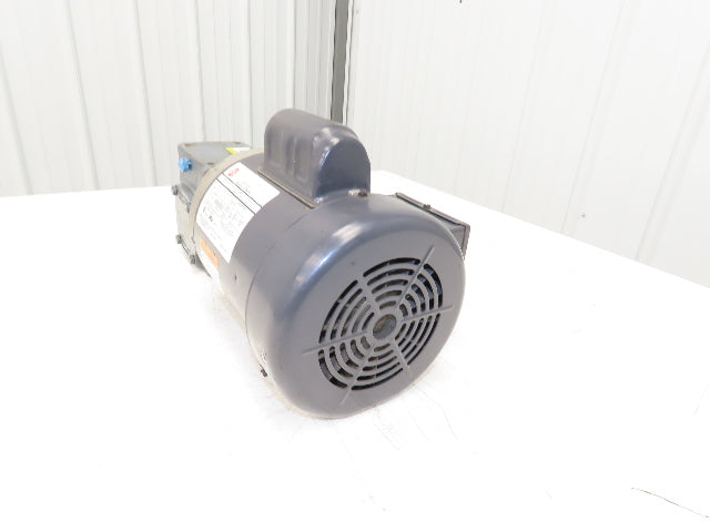 US Motors T34C2JCR Gearmotor .75Hp 115/230V 1PH 60:1 Reducer 29rpm F718-60-B5-6
