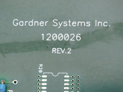 Gardner Systems 1200026 Host Communication Rev 2 Control PCB Circuit Board CNPD