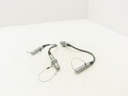 Fischer A10-000-3451A Connector Cable 10-Pin Male Female Plug 12"L  Lot of 2