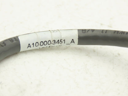 Fischer A10-000-3451A Connector Cable 10-Pin Male Female Plug 12"L  Lot of 2