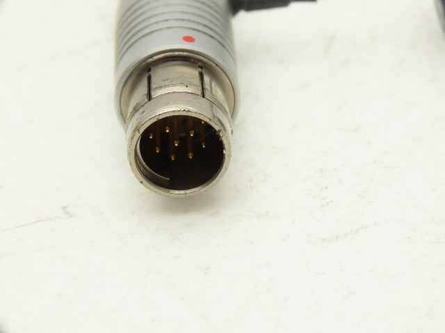 Fischer A10-000-3451A Connector Cable 10-Pin Male Female Plug 12"L  Lot of 2