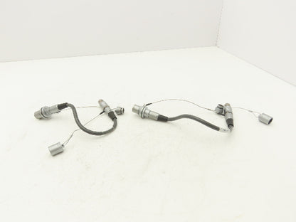 Fischer A10-000-3451A Connector Cable 10-Pin Male Female Plug 12"L  Lot of 2