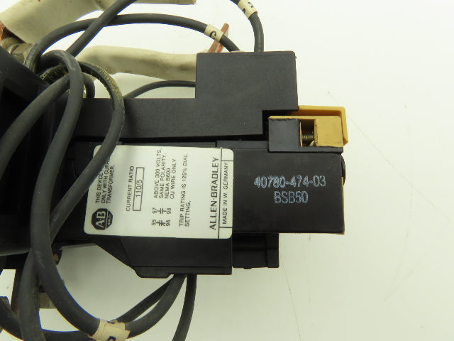 Allen Bradley 193-HPD110A Motor Starter Overload Relay 3Ph 66-110A 110/5 Ratio