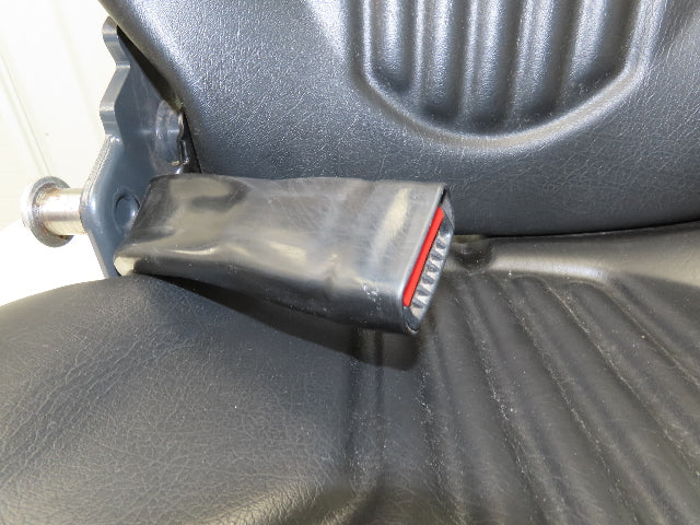 Grammer Forklift Seat Black Vinyl Adjustable Removed From Linde 1114891