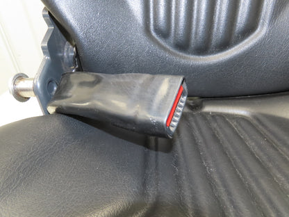 Grammer Forklift Seat Black Vinyl Adjustable Removed From Linde 1114891