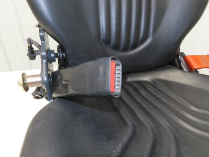 Grammer Forklift Seat Black Vinyl Adjustable Removed From Linde 1114891