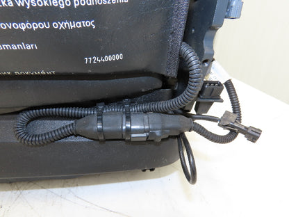 Grammer Forklift Seat Black Vinyl Adjustable Removed From Linde 1114891