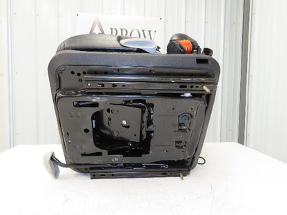 Grammer Forklift Seat Black Vinyl Adjustable Removed From Linde 1114891