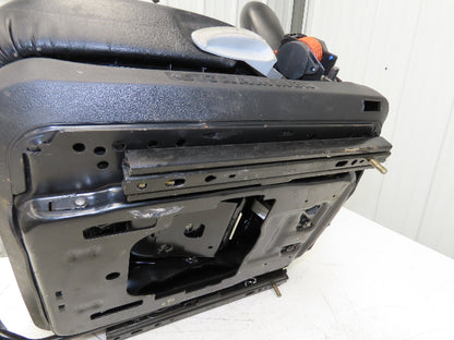 Grammer Forklift Seat Black Vinyl Adjustable Removed From Linde 1114891
