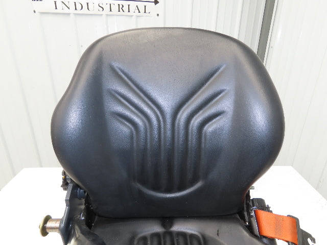Grammer Forklift Seat Black Vinyl Adjustable Removed From Linde 1114891