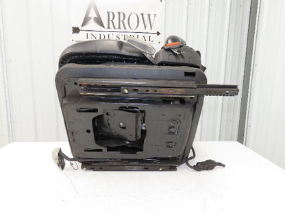 Grammer Forklift Seat Black Vinyl Adjustable Removed From Linde 0015225372