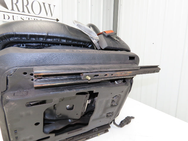 Grammer Forklift Seat Black Vinyl Adjustable Removed From Linde 0015225372