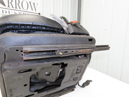 Grammer Forklift Seat Black Vinyl Adjustable Removed From Linde 0015225372