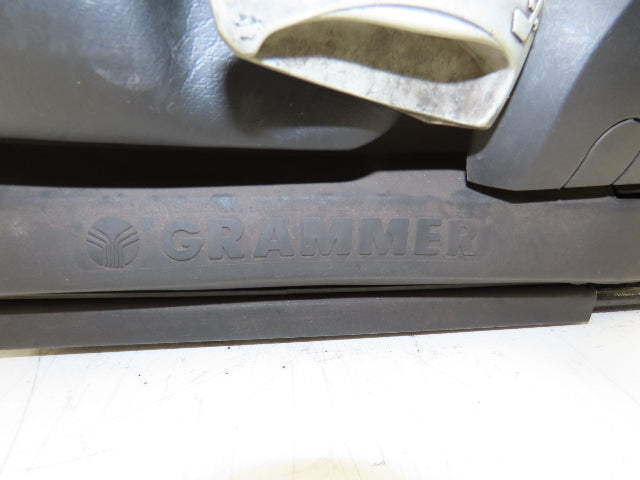 Grammer Forklift Seat Black Vinyl Adjustable Removed From Linde 0015225372