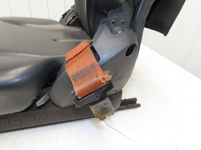 Grammer Forklift Seat Black Vinyl Adjustable Removed From Linde 0015225372