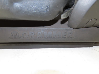Grammer Forklift Seat Black Vinyl Adjustable Removed From Linde 0015225372