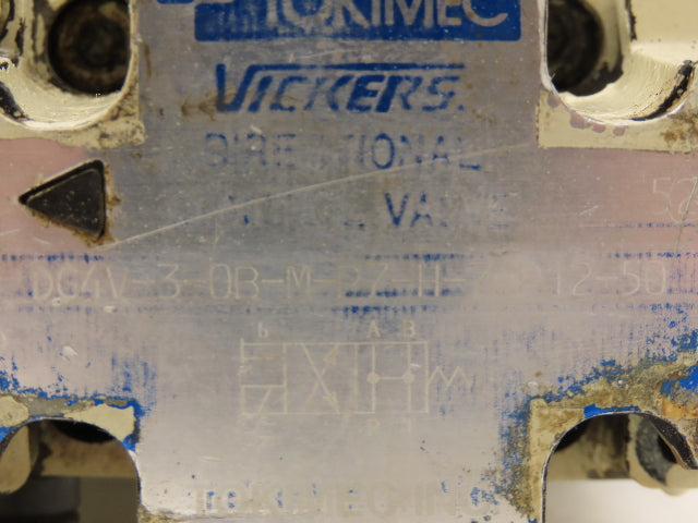 Vickers TCG50-06-F-P7-H-12-SH-S38 Directional Solenoid Control Relief Valve 24V