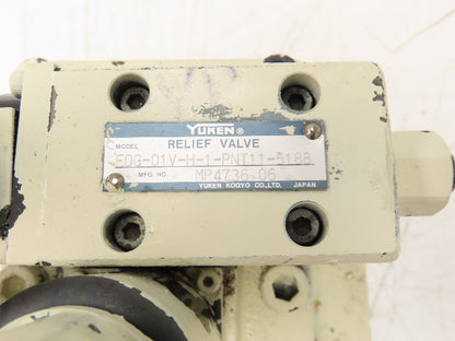 Yuken EFBG-06-280-H-5112 Proportional Flow Control Relief Valve EDG-01V