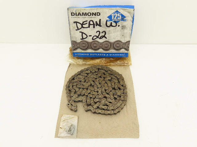 Diamond X-1550-010 Roller Chain #50 Riveted 10' Single Strand DMD-50-1R-10FT