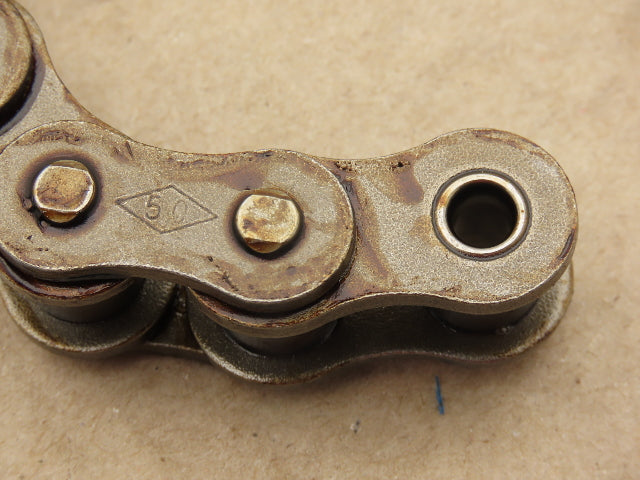 Diamond X-1550-010 Roller Chain #50 Riveted 10' Single Strand DMD-50-1R-10FT