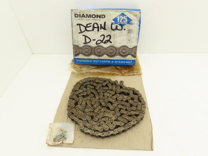 Diamond X-1550-010 Roller Chain #50 Riveted 10' Single Strand DMD-50-1R-10FT