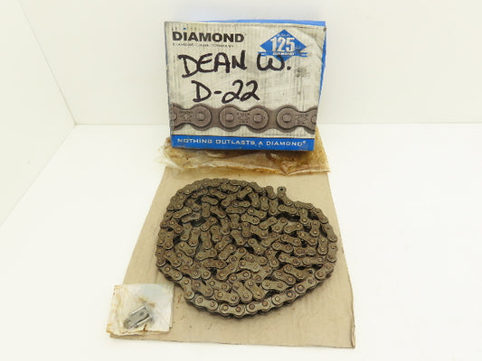 Diamond X-1550-010 Roller Chain #50 Riveted 10' Single Strand DMD-50-1R-10FT