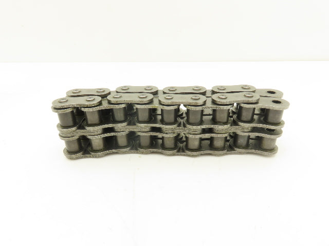 Martin 6018CHN Coupling Roller Chain #60 Riveted 18 Links 2-Strand  Lot of 2