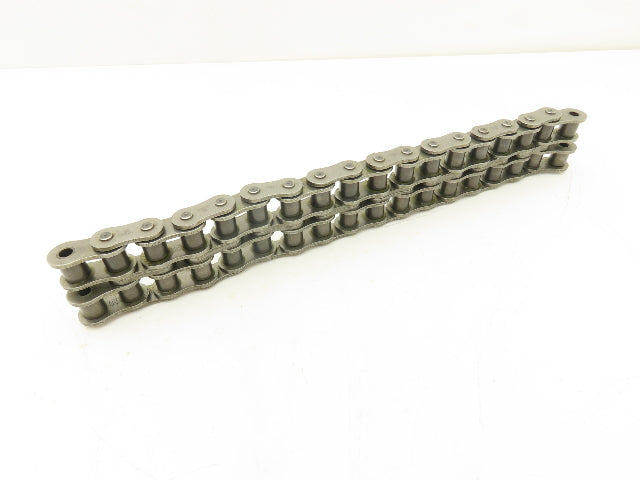 Martin 6018CHN Coupling Roller Chain #60 Riveted 18 Links 2-Strand  Lot of 2