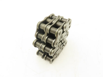 Martin 6018CHN Coupling Roller Chain #60 Riveted 18 Links 2-Strand  Lot of 2