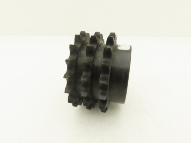 Martin E50B18H #50 Roller Chain Sprocket 3-Strand 18-Tooth 3/4" Plain Bore