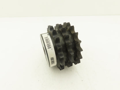 Martin E50B18H #50 Roller Chain Sprocket 3-Strand 18-Tooth 3/4" Plain Bore